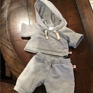 Build a Bear hoodie with matching pants
